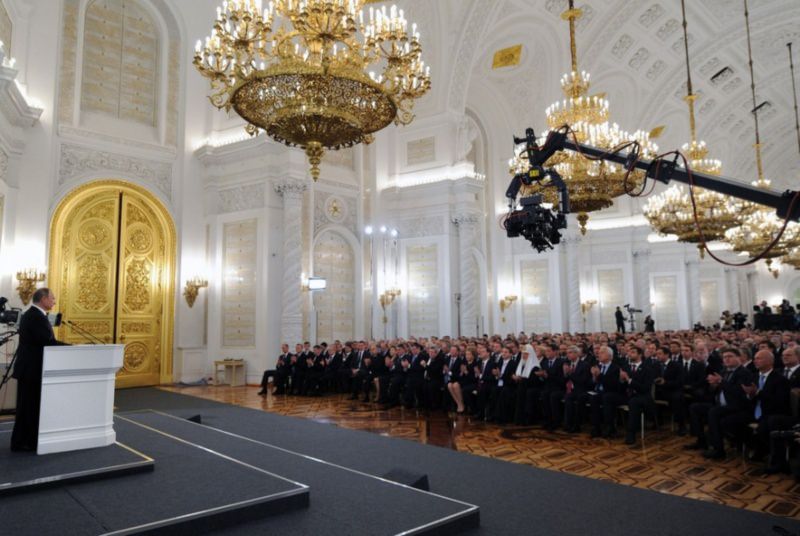 Ежегодное обращение президента России к Федеральному собранию