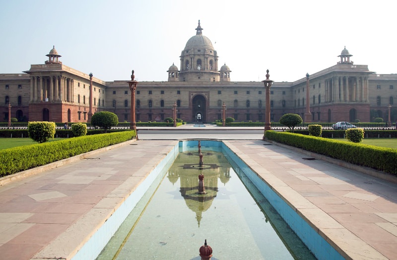 Сооружения центрального архитектурного комплекса Нью-Дели