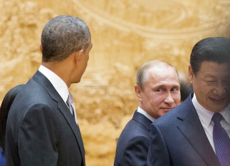 Обама, Путин и Си в Пекине на саммите АТЭС