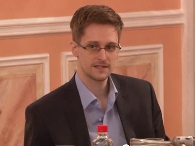 Бывший сотрудник АНБ Эдвард Сноуден 9 октября 2013-го выступал в Москве (видео распространено «Викиликс»).