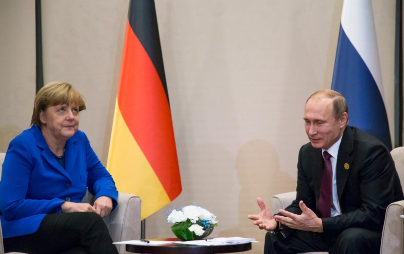 Путин и Меркель на саммите G-20 в ноябре 2015 года.