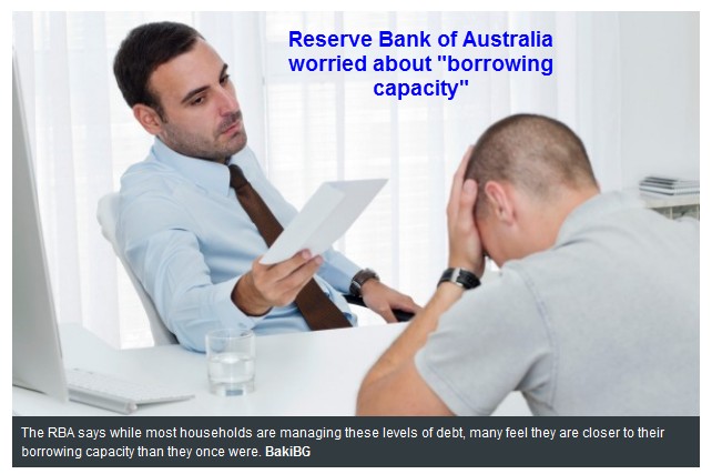 Резервный Банк Австралии беспокоит кредитоспособность заёмщиков