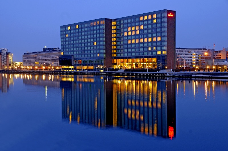 Отель Marriott в Копенгагене, где с 29 мая по 1 июня 2014 года проходила очередная Билдербергская конференция.